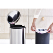 Brabantia NewIcon Pedaalemmer - 12 liter - kunststof binnenemmer - matt Steel SW767505