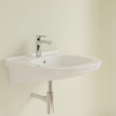 Villeroy & Boch O.novo Vita wastafel Vita met 1 kraangat met overloop 55x55cm wit 1025053