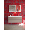 Duravit Me by starck dubbele wastafel 130x49cm 2 kraangaten met overloop wit SW88244