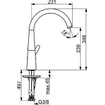 Hansa Designo keukenkraan chroom SW204368