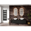 HR Badmeubelen Oval Spiegel compact 40x90cm traploos dimbaar dotless LED incl verw SW857302