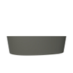 Arcqua Rocker Waskom - opbouw - organisch - links - 50x37cm - mat beton SW976313