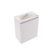 MONDIAZ TURE-DLUX 40cm toiletmeubel Cale. EDEN wastafel Frappe positie links. Zonder kraangat. SW1102672
