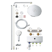 GROHE Euphoria smartcontrol Regendoucheset Opbouw- hoofddouche 31cm - handdouche rond - chroom OUTLETSTORE STORE31954