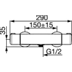 Hansa Micra douchethermostaat thermocool chroom SW93606