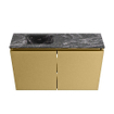 MONDIAZ TURE-DLUX 80cm toiletmeubel Oro. EDEN wastafel Lava positie links. Zonder kraangat. SW1103910