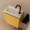 MONDIAZ TURE-DLUX 40cm toiletmeubel Ocher. EDEN wastafel Opalo positie links. Met 1 kraangat. SW1104401
