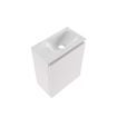 MONDIAZ TURE-DLUX 40cm toiletmeubel Cale. EDEN wastafel Opalo positie rechts. Zonder kraangat. SW1104213