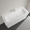 Villeroy & Boch Finion meubelwastafel 1 kraangat 120x50cm Ceramic+ met verdekte overloop stone white SW209581