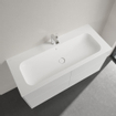 Villeroy & Boch Finion Meubelwastafel - 1200 x 500 x 160 mat stone white (wit) CeramicPlus - met verdekte overloop - ongeslepen SW209581