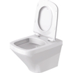 Duravit DuraStyle wandclosetset diepspoel spoelrandloos 37x54cm met softclose closetzitting Wondergliss wit SW358499