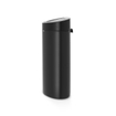 Brabantia Touch Bin New afvalemmer 40L zwart mat SW378193