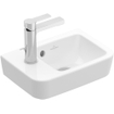 Villeroy & Boch O.novo fontein 1 kraangat links met overloop 36x25cm wit SW445848
