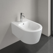Villeroy & Boch Avento wandbidet 1 kraangat met overloop met verdekte bevestiging wit SW106448