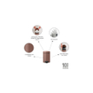 Brabantia NewIcon Pedaalemmer - 3 liter - kunststof binnenemmer - satin taupe SW1026527