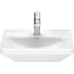 Duravit D-Neo Fonteinbak 45x33.5x13cm 1 kraangat rechthoek Keramiek Wit SW640444