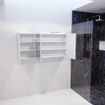 Mondiaz CUBB Spiegelkast - 150x70cm - 3 deuren - Talc (Wit) SW410128