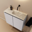 MONDIAZ TURE-DLUX Toiletmeubel - 60cm - Cale - EDEN - wastafel Ostra - positie rechts - Zonder kraangat SW1104730