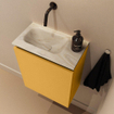 MONDIAZ TURE-DLUX 40cm toiletmeubel Ocher. EDEN wastafel Ostra positie links. Zonder kraangat. SW1104922