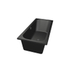 Xenz Aruba ligbad - 170x75cm - met overloop - zonder afvoer - Acryl Ebony mat SW102887
