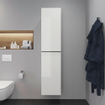 Duravit D-Neo hoge kast 40x36x176cm Rechtsdraaiend wit Hoogglans SW640493