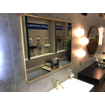 Royal plaza Intent spiegel rechthoekig ronde hoeken 80x100 mat goud SHOWROOMMODEL SHOW22292