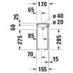 Duravit Serie 1930 Reservoir 42X36X17cm Dual Flush Inclusief Binnenwerk wondergliss Wit SW112406