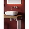 Looox sink collection opzet waskom rechthoekig 45x32,5cm matt white SW788174