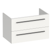 BRAUER Trust wastafelonderkast 80 excl. opbouwgrepen 2 softclose lades en 1 sifon uitsparing - mat wit SW1204038