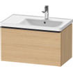 Duravit D-Neo wastafelonderkast 78.4x44x45.2cm 1 lade met softclose Natuur eiken Mat SW640592