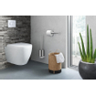 Zack Atore toiletborstel 8.9x52x11.9cm RVS Chroom Glans SW223241