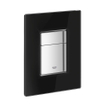 GROHE Skate Cosmopolitan wc bedieningsplaat glas in zwart 0729166
