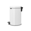 Brabantia NewIcon Pedaalemmer - 12 liter - kunststof binnenemmer - wit SW767519