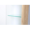 Forzalaqua Oslo badkamerkast 35x35x166cm Greeploos 2 draaideuren links en rechts met softclose MDF Endgrain Raw TWEEDEKANS OUT12842