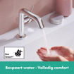 Hansgrohe Tecturis Wastafelmengkraan - push to open waste - 13cm uitloop - chroom SW918626