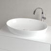 Villeroy & Boch Artis opzetwastafel ovaal 61x41cm zonder overloop wit 1025294
