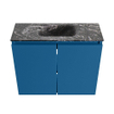 MONDIAZ TURE-DLUX 60cm toiletmeubel Jeans. EDEN wastafel Lava positie midden. Zonder kraangat. SW1103912