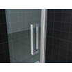 Wiesbaden Sphere Shower douchecabine 90x90x200cm kwartrond chroom 8mm glas linksscharnierend NANO coating SW10428