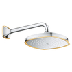 GROHE Grandera Douchearm - wandarm 29cm - vierkante rozet - chroom/goud 0437899