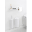 Brabantia MindSet Toiletrolhouder - 44x11x5cm - plankje - zonder klep - mineral fresh wit SW721503