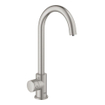 GROHE Blue Home Keukenkraan - C-uitloop - 1-gats - filterfunctie - plat licht en bruisend water - supersteel SW228372