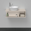 Duravit D-Neo wastafelonderkast 80x26x48cm Taupe Mat SW641162