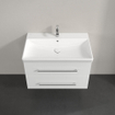 Villeroy en boch Avento wastafelonderkast 760x520x447 met 2x lade crystal white SW59900