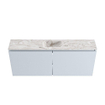 MONDIAZ TURE-DLUX 120cm toiletmeubel Clay. EDEN wastafel Glace positie midden. Zonder kraangat. SW1103289