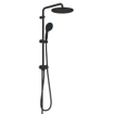 GROHE Vitalio Start QuickFix 250 Flex Regendoucheset - 25cm - hoofddouche - 2 straalsoorten - ronde handdouche - 2 straalsoorten - met omstelkraan - mat zwart SW1126462