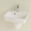 Villeroy & Boch O.novo fontein 45x37cm m.1 kraangat met overloop wit SW448466