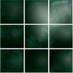 The Mosaic Factory Kasba mozaïektegel - 30x30cm - wandtegel - Vierkant - Porselein Forest Green glans SW798755