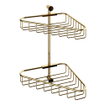 Hotbath Cobber dubbele hoekdraadkorf natural messing SHOWROOMMODEL SHOW23131
