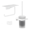 Hansgrohe Addstoris toiletaccessoireset - driedelig - Wit mat SW1079987