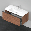 Duravit D-Neo wastafelonderkast 101x44x46.2cm 1 lade Noten Mat SW641025